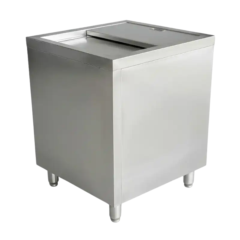 ถังน้ำแข็งสแตนเลส 304 เกรดอาหาร แบบฝาบน รุ่น IB-SS1