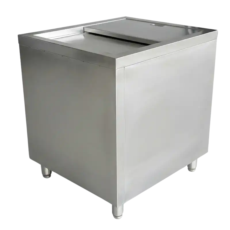 ถังน้ำแข็งสแตนเลส 304 เกรดอาหาร แบบฝาบน รุ่น IB-SS3