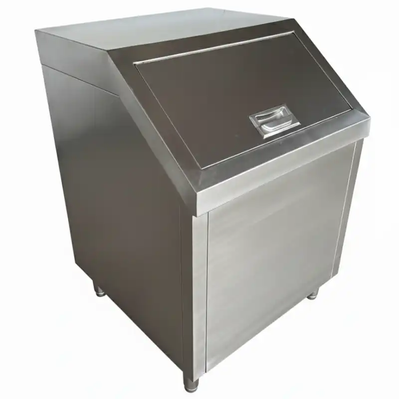 ถังน้ำแข็งสแตนเลส 304 ฝาเฉียง บานเปิด 80x100x80 2 ถังน้ำแข็งสแตนเลส 304 ฝาเฉียง บานเปิด 80x100x80 - Image 2